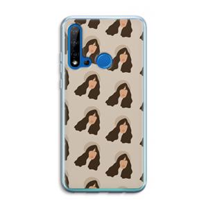 CaseCompany Bonjour mon amour: Huawei P20 Lite (2019) Transparant Hoesje