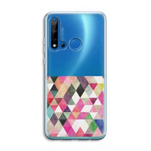 CaseCompany Gekleurde driehoekjes: Huawei P20 Lite (2019) Transparant Hoesje