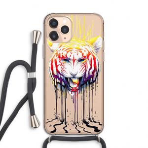 CaseCompany Fading: iPhone 11 Pro Transparant Hoesje met koord