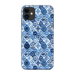 CaseCompany Blauw motief: Volledig geprint iPhone 11 Hoesje