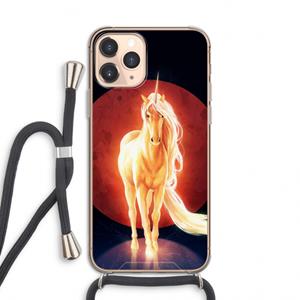 CaseCompany Last Unicorn: iPhone 11 Pro Transparant Hoesje met koord