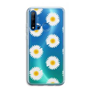 CaseCompany Margrietjes: Huawei P20 Lite (2019) Transparant Hoesje