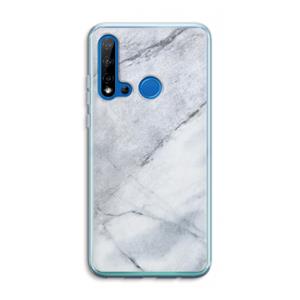 CaseCompany Witte marmer: Huawei P20 Lite (2019) Transparant Hoesje