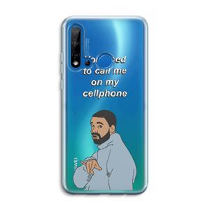 CaseCompany Hotline bling: Huawei P20 Lite (2019) Transparant Hoesje