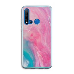 CaseCompany Roze explosie: Huawei P20 Lite (2019) Transparant Hoesje