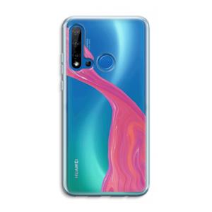 CaseCompany Paarse stroom: Huawei P20 Lite (2019) Transparant Hoesje