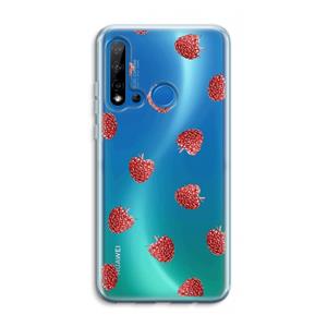 CaseCompany Framboosjes: Huawei P20 Lite (2019) Transparant Hoesje