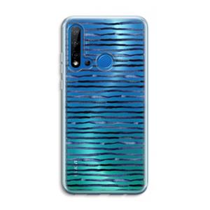 CaseCompany Verrassende lijnen: Huawei P20 Lite (2019) Transparant Hoesje