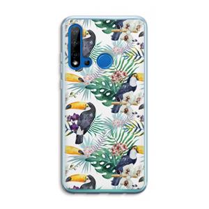 CaseCompany Tukans: Huawei P20 Lite (2019) Transparant Hoesje