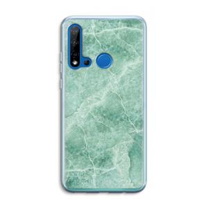 CaseCompany Groen marmer: Huawei P20 Lite (2019) Transparant Hoesje