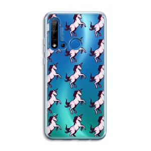 CaseCompany Musketon Unicorn: Huawei P20 Lite (2019) Transparant Hoesje