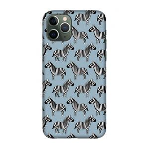 CaseCompany Zebra: Volledig geprint iPhone 11 Pro Hoesje