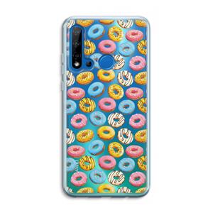 CaseCompany Pink donuts: Huawei P20 Lite (2019) Transparant Hoesje