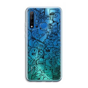 CaseCompany Vexx Black City : Huawei P20 Lite (2019) Transparant Hoesje