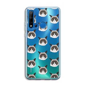 CaseCompany It's a Purrr Case: Huawei P20 Lite (2019) Transparant Hoesje