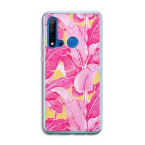 CaseCompany Pink Banana: Huawei P20 Lite (2019) Transparant Hoesje