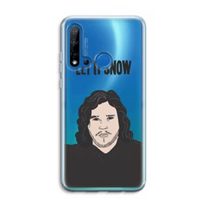 CaseCompany Let It Snow: Huawei P20 Lite (2019) Transparant Hoesje