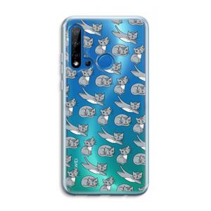 CaseCompany Poezen: Huawei P20 Lite (2019) Transparant Hoesje