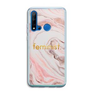 CaseCompany Feminist: Huawei P20 Lite (2019) Transparant Hoesje