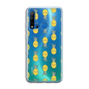 CaseCompany Ananas: Huawei P20 Lite (2019) Transparant Hoesje