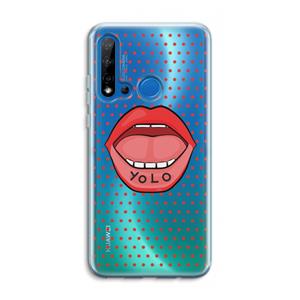 CaseCompany Yolo Denise: Huawei P20 Lite (2019) Transparant Hoesje