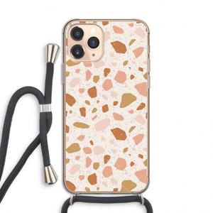 CaseCompany Terrazzo N°18: iPhone 11 Pro Transparant Hoesje met koord