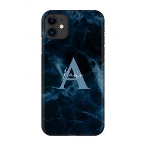 CaseCompany Midnight Marble: Volledig geprint iPhone 11 Hoesje