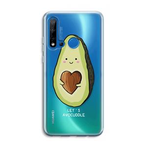 CaseCompany Avocuddle: Huawei P20 Lite (2019) Transparant Hoesje