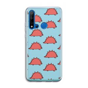 CaseCompany Dinosawrr: Huawei P20 Lite (2019) Transparant Hoesje