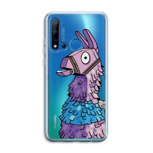 CaseCompany Lama: Huawei P20 Lite (2019) Transparant Hoesje