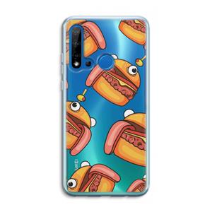 CaseCompany Hamburger: Huawei P20 Lite (2019) Transparant Hoesje