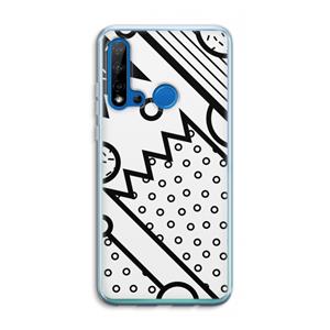 CaseCompany Pop Art #4: Huawei P20 Lite (2019) Transparant Hoesje