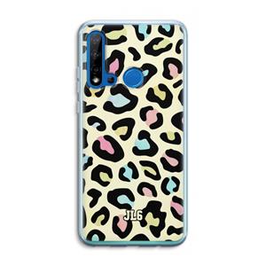 CaseCompany Leopard pattern: Huawei P20 Lite (2019) Transparant Hoesje
