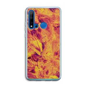 CaseCompany Eternal Fire: Huawei P20 Lite (2019) Transparant Hoesje