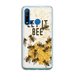 CaseCompany Let it bee: Huawei P20 Lite (2019) Transparant Hoesje
