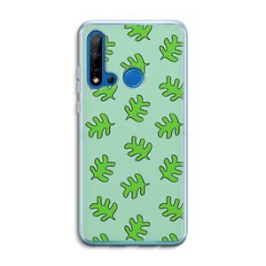 CaseCompany Groene blaadjes: Huawei P20 Lite (2019) Transparant Hoesje