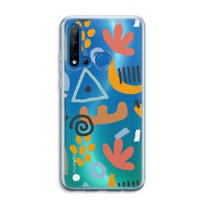 CaseCompany Abstract: Huawei P20 Lite (2019) Transparant Hoesje