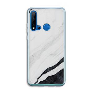 CaseCompany Elegante marmer: Huawei P20 Lite (2019) Transparant Hoesje
