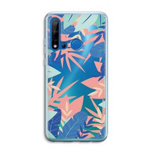 CaseCompany Tropisch: Huawei P20 Lite (2019) Transparant Hoesje