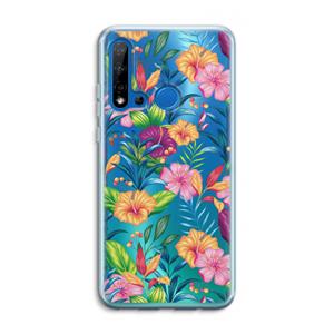 CaseCompany Tropisch 2: Huawei P20 Lite (2019) Transparant Hoesje