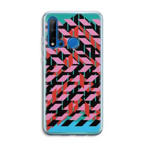 CaseCompany Skew Blush 2: Huawei P20 Lite (2019) Transparant Hoesje