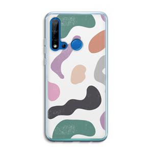 CaseCompany Memphis Shapes: Huawei P20 Lite (2019) Transparant Hoesje