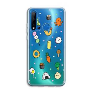 CaseCompany Happy bento friends: Huawei P20 Lite (2019) Transparant Hoesje