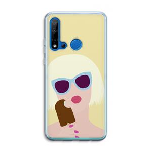 CaseCompany Ice cream: Huawei P20 Lite (2019) Transparant Hoesje