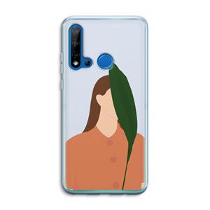CaseCompany Leaf: Huawei P20 Lite (2019) Transparant Hoesje