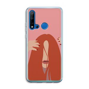 CaseCompany Woke up like this: Huawei P20 Lite (2019) Transparant Hoesje