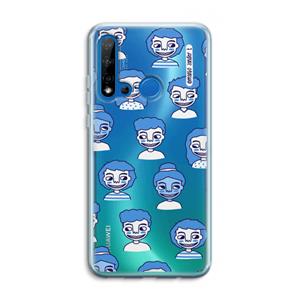 CaseCompany Gezichtjes: Huawei P20 Lite (2019) Transparant Hoesje