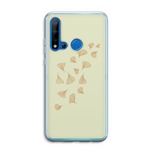 CaseCompany Falling Leaves: Huawei P20 Lite (2019) Transparant Hoesje