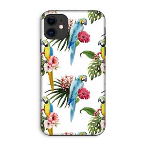 CaseCompany Kleurrijke papegaaien: iPhone 11 Tough Case