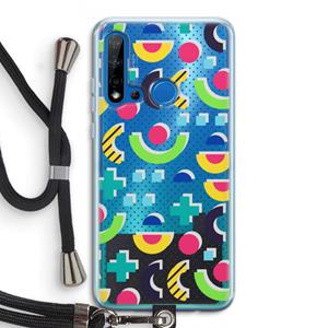 CaseCompany 8-bit N°1: Huawei P20 Lite (2019) Transparant Hoesje met koord